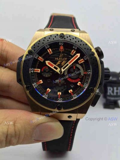 Copy Swiss Hublot Big Bang F1 Watch Rose Gold Case